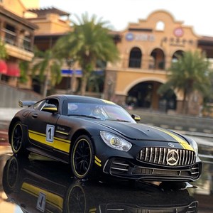 اسباب بازی ماشین فلزی چه ژی مشکی طرح مرسدس بنز مقیاس 1:24 مدل Benz AMG GTR Racing Car_اسباب بازی