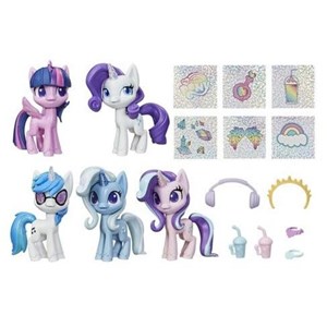 ست 5 تایی فیگورهای مای لیتل پونی My Little Pony به همراه 12 سورپرایز_اسباب بازی