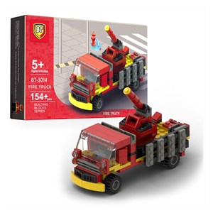 لگو سیتی ماشین آتش نشانی 154 قطعه مدل BT-3014_اسباب بازی