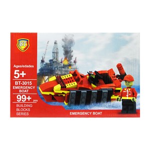 لگو سیتی قایق آتش نشانی 99 قطعه مدل BT-3015_اسباب بازی