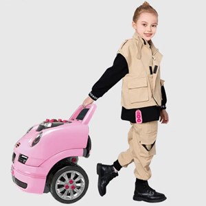 ماشین اسباب بازی ریموت دار موتور مستر Motor Master مدل کاپوت پورشه صورتی Kids Engine Toy_اسباب بازی