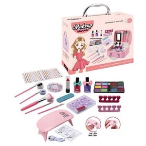 ست کامل اسباب بازی لوازم آرایشی 20 قطعه همراه با کیف_اسباب بازی