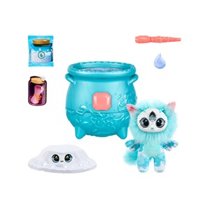 مجیک میکسیز دیگ جادویی با عروسک پولیشی سورپرایزی با جادوی آب مدل Moose - Magic Mixies - Magical Gem Surprise - Cauldron Water Magic_اسباب بازی