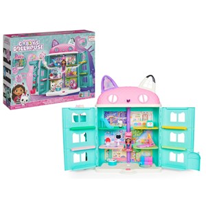 ست خانه عروسکی 60 سانتی گبی مدل Spin Master - DreamWorks - Gabby’s Dollhouse - Gabby's Purrfect Dollhouse_اسباب بازی