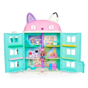 ست خانه عروسکی 60 سانتی گبی مدل Spin Master - DreamWorks - Gabby’s Dollhouse - Gabby's Purrfect Dollhouse_اسباب بازی