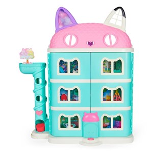 ست خانه عروسکی 60 سانتی گبی مدل Spin Master - DreamWorks - Gabby’s Dollhouse - Gabby's Purrfect Dollhouse_اسباب بازی