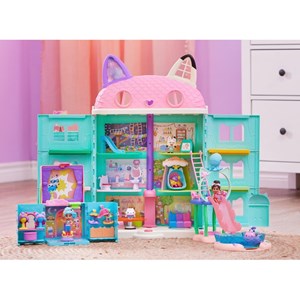ست خانه عروسکی 60 سانتی گبی مدل Spin Master - DreamWorks - Gabby’s Dollhouse - Gabby's Purrfect Dollhouse_اسباب بازی