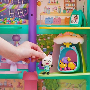 ست خانه عروسکی 60 سانتی گبی مدل Spin Master - DreamWorks - Gabby’s Dollhouse - Gabby's Purrfect Dollhouse_اسباب بازی