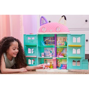 ست خانه عروسکی 60 سانتی گبی مدل Spin Master - DreamWorks - Gabby’s Dollhouse - Gabby's Purrfect Dollhouse_اسباب بازی