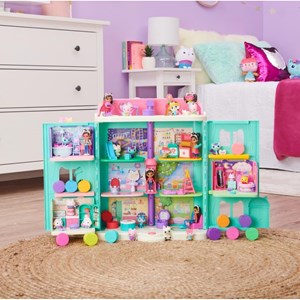 ست خانه عروسکی 60 سانتی گبی مدل Spin Master - DreamWorks - Gabby’s Dollhouse - Gabby's Purrfect Dollhouse_اسباب بازی