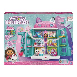 ست خانه عروسکی 60 سانتی گبی مدل Spin Master - DreamWorks - Gabby’s Dollhouse - Gabby's Purrfect Dollhouse_اسباب بازی