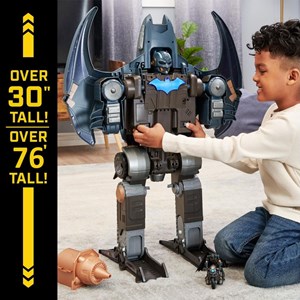 ست جنگی 4 در 1 نگهبان 76 سانتی شهر گاتهام بتمن مدل Spin Master - DC Comics - Batman Gotham City Guardian Playset - 4 in 1 Transformation_اسباب بازی