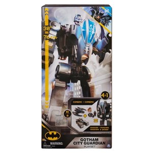 ست جنگی 4 در 1 نگهبان 76 سانتی شهر گاتهام بتمن مدل Spin Master - DC Comics - Batman Gotham City Guardian Playset - 4 in 1 Transformation_اسباب بازی