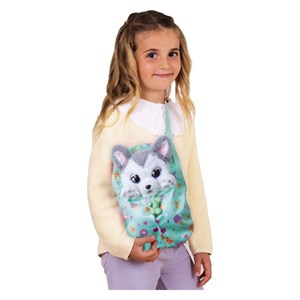 عروسک رباتیک فلوی هاپو خوابالو هاسکی مدل IMC Toys - Baby Paws - Sleeping Puppies_اسباب بازی