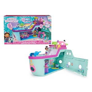 کشتی تفریحی گبی و دوستان مدل Spin Master - DreamWorks - Gabby’s Dollhouse - Cruise Ship_اسباب بازی