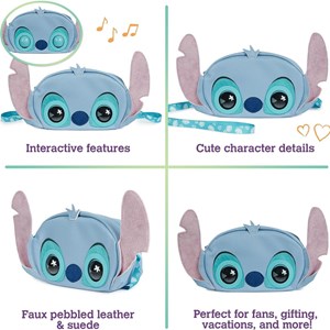 کیف جادویی پرس پتز استیچ مدل Spin Master - Purse Pets - Disney - Stitch Purse Pets Interactive Pet toy and Shoulder Bag_اسباب بازی