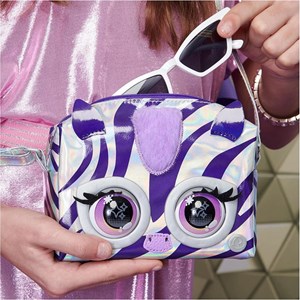 کیف جادویی پرس پتس متالیک زبرا مدل Spin Master - Purse Pets - Rebel Stripez Interactive Purse Pet_اسباب بازی