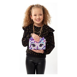 کیف جادویی پرس پتس متالیک زبرا مدل Spin Master - Purse Pets - Rebel Stripez Interactive Purse Pet_اسباب بازی