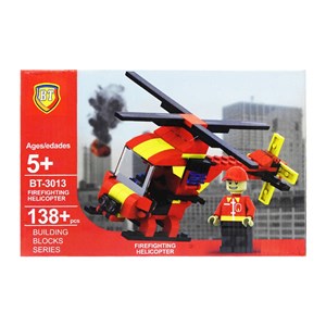 لگو سیتی هلیکوپتر آتش نشانی 138 قطعه مدل BT-3013_اسباب بازی