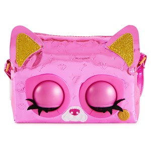 کیف جادویی پرس پتس متالیک پاپی صورتی مدل Spin Master - Purse Pets - Flashy Frenchie Interactive Purse Pet_اسباب بازی