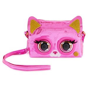 کیف جادویی پرس پتس متالیک پاپی صورتی مدل Spin Master - Purse Pets - Flashy Frenchie Interactive Purse Pet_اسباب بازی