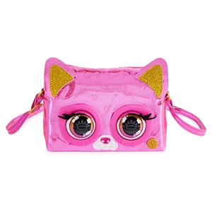 کیف جادویی پرس پتس متالیک پاپی صورتی مدل Spin Master - Purse Pets - Flashy Frenchie Interactive Purse Pet_اسباب بازی