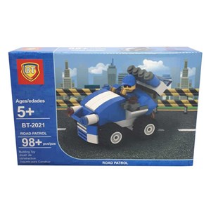 لگو سیتی ماشین پلیس 98 قطعه مدل BT-2021_اسباب بازی