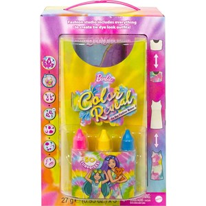 استودیوی عروسک های جادویی همراه با 50 سورپرایز مدل Mattel - Dolls - Color Reveal Gift Set Tie-Dye Fashion Maker With 2 Dolls_اسباب بازی