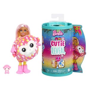 عروسک دخترانه کوچک Cutie Reveal با 7 سورپرایز سری جنگل مدل Mattel - Dolls - Small Dolls and Accessories Cutie Reveal_اسباب بازی