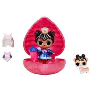 عروسک دخترانه کیفی صورتی LOL Surprise سری Bubbly Surprise مدل MGA - LOL Surprise - Bubbly Surprise with Exclusive Doll and Pet - Pink_اسباب بازی