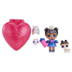عروسک دخترانه کیفی صورتی LOL Surprise سری Bubbly Surprise مدل MGA - LOL Surprise - Bubbly Surprise with Exclusive Doll and Pet - Pink_اسباب بازی