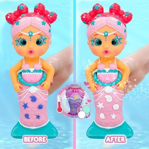 عروسک دخترانه لیلا پری دریایی دم جادویی 23 سانتی مدل IMC Toys - Bloopies - Magic Tail Mermaids - Layla_اسباب بازی