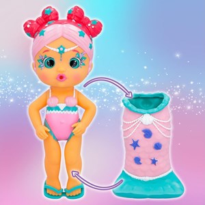 عروسک دخترانه لیلا پری دریایی دم جادویی 23 سانتی مدل IMC Toys - Bloopies - Magic Tail Mermaids - Layla_اسباب بازی