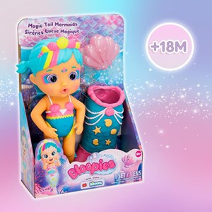 عروسک دخترانه لاولی پری دریایی دم جادویی 23 سانتی مدل IMC Toys - Bloopies - Magic Tail Mermaids - Lovely_اسباب بازی