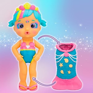 عروسک دخترانه لاولی پری دریایی دم جادویی 23 سانتی مدل IMC Toys - Bloopies - Magic Tail Mermaids - Lovely_اسباب بازی