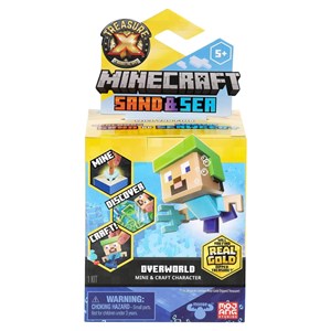 اکشن فیگور سورپرایزی Minecraft سری Sand and Sea مدل Moose - Treasure X - Minecraft Real Gold Sand and Sea Overworld Mine and Craft Character_اسباب بازی