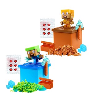 اکشن فیگور سورپرایزی Minecraft سری Sand and Sea مدل Moose - Treasure X - Minecraft Real Gold Sand and Sea Overworld Mine and Craft Character_اسباب بازی