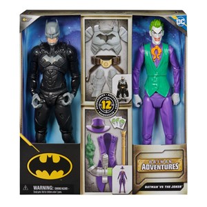 اکشن فیگور های 30 سانتی بتمن و جوکر به همراه اکسسوری مدل Spin Master - DC Comics - Batman Adventures - Batman vs the Joker Action Figure Set_اسباب بازی