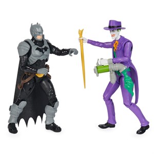 اکشن فیگور های 30 سانتی بتمن و جوکر به همراه اکسسوری مدل Spin Master - DC Comics - Batman Adventures - Batman vs the Joker Action Figure Set_اسباب بازی