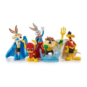 اکشن فیگورهای لونی تونز ست 5 تایی مدل Spin Master - Looney Tunes Mash Up Pack Limited Edition - 5 Iconic Looney Tunes X DC Super Hero Action Figures_اسباب بازی