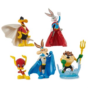 اکشن فیگورهای لونی تونز ست 5 تایی مدل Spin Master - Looney Tunes Mash Up Pack Limited Edition - 5 Iconic Looney Tunes X DC Super Hero Action Figures_اسباب بازی
