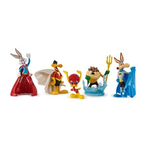 اکشن فیگورهای لونی تونز ست 5 تایی مدل Spin Master - Looney Tunes Mash Up Pack Limited Edition - 5 Iconic Looney Tunes X DC Super Hero Action Figures_اسباب بازی