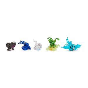 مبارزه باکوگان Bakugan سری Special Attack با لانچر آبی پک 5 تایی مدل Spin Master - Bakugan - Battle 5 Pack - Customizable Spinning Action Figure and Trading Cards_اسباب بازی