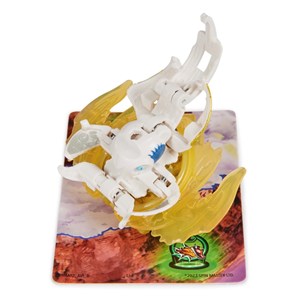 مبارزه باکوگان Bakugan سری Special Attack با لانچر سفید پک 5 تایی مدل Spin Master - Bakugan - Battle 5 Pack - Customizable Spinning Action Figure and Trading Cards_اسباب بازی