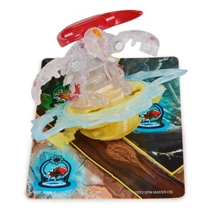 مبارزه باکوگان Bakugan سری Special Attack با لانچر سفید پک 5 تایی مدل Spin Master - Bakugan - Battle 5 Pack - Customizable Spinning Action Figure and Trading Cards_اسباب بازی