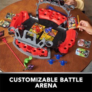 زمین مبارزه باکوگان Bakugan سری Special Attack به همراه Dragonoid مدل Spin Master - Bakugan - Battle Arena with Exclusive Special Attack Dragonoid - Customizable - Spinning Action Figure and Playset_اسباب بازی