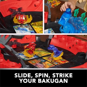 زمین مبارزه باکوگان Bakugan سری Special Attack به همراه Dragonoid مدل Spin Master - Bakugan - Battle Arena with Exclusive Special Attack Dragonoid - Customizable - Spinning Action Figure and Playset_اسباب بازی