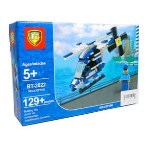 لگو سیتی هلیکوپتر پلیس 129 قطعه مدل BT-2022_اسباب بازی