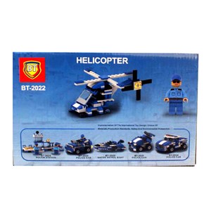 لگو سیتی هلیکوپتر پلیس 129 قطعه مدل BT-2022_اسباب بازی