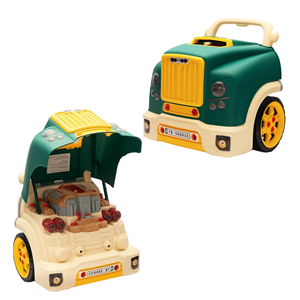 اسباب بازی موتور خودرو Motor Car Engine مدل کاپوت ماشین ساخت و ساز Repair Truck Construction Set_اسباب بازی